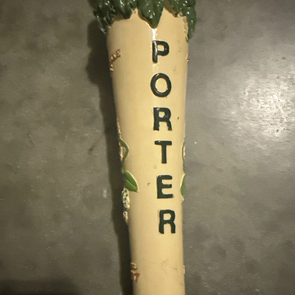 Green Man Brewing Porter Beer Tap Handle‎ Figural Beer Tap Handle